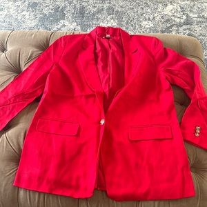Loft red blazer NWT